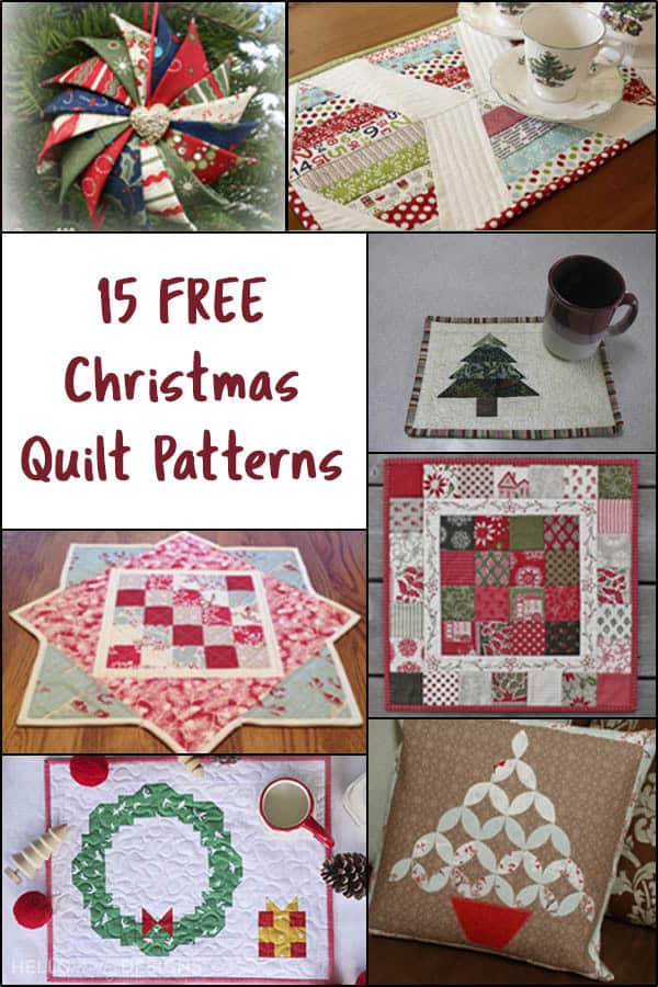 15 Christmas Quilt Patterns • Freemotion by the River