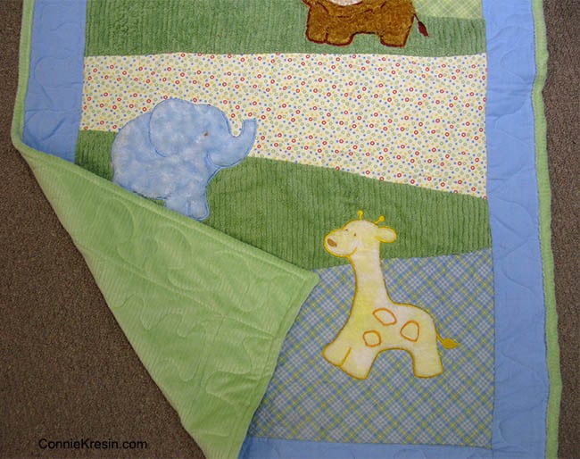 Baby Zoo Animals Quilt • Freemotion by the River